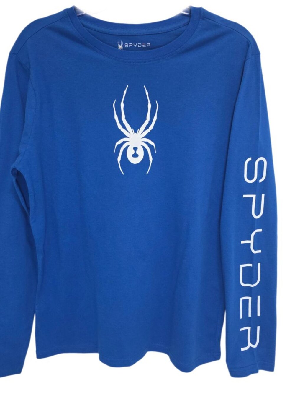 1418 Spyder Graphic Long Sleeve Cotton Tee Sz.M Mens